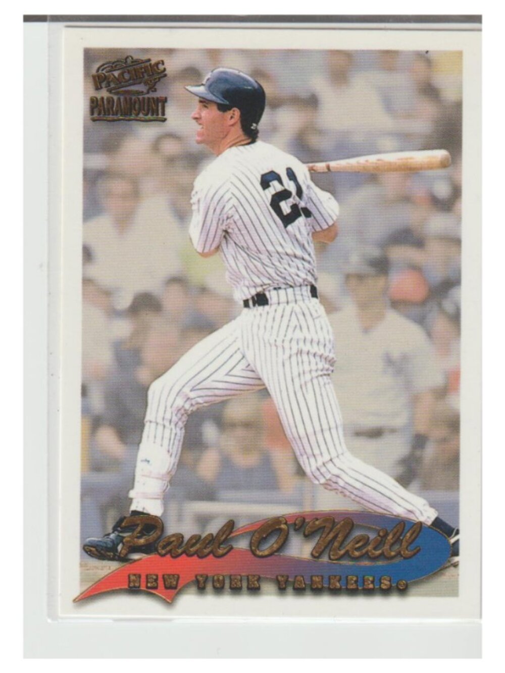 Rare Paul O’Neill 1999 Pacific Paramount Gold Foil #165